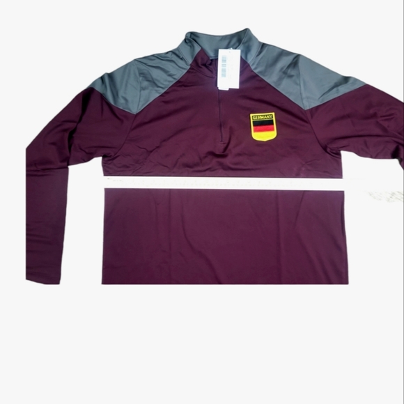 TEAM 365 MEN'S LEADER SOFT SHELL JACKET EMBROIDERED GERMANY PATCH SIZE L - Picture 7 of 8